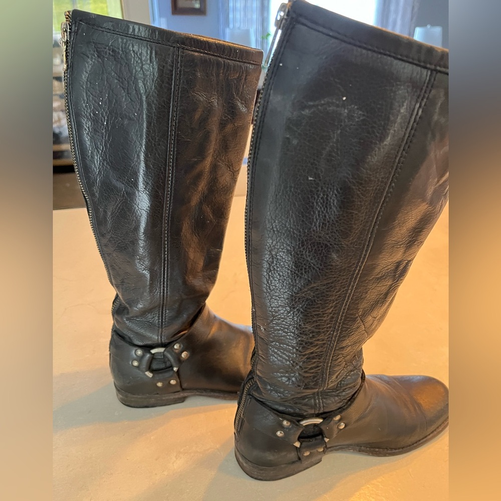 Frye Phillip Harness Tall Boots